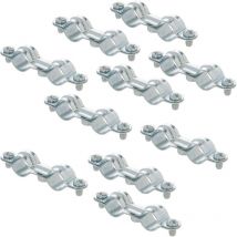 10 colliers double M7x150 - Tube Ø16 Arcanaute