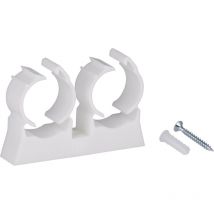 Noyon&thiebault - Collier de fixation double pour tube multicouche nu Ø26 x10 colliers doubles