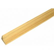 Sotrinbois - 10 Corniche bois classique en pin 30x30 - Longueur 2.00 m