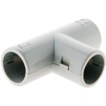 Tee para conductos Ø16mm gris paquete de 2