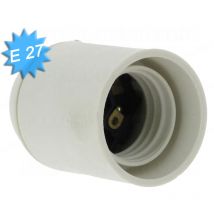 10 douilles e27 blanche simple bague