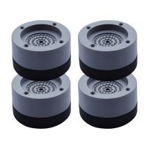 Grid Cool - Lot de 4 patins antidérapants et anti-vibrations pour machine à laver, stabilisateurs pour appareils électroménagers, pour surélever le