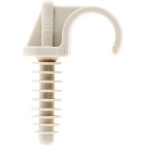Lot de 10 fixe tubes Ø16mm - Gris Zenitech