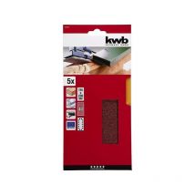 5 tiras 40k 115x230mm q-s 49818904 , 5 Patines Abrasivos 115X230Mm Gr40 System Quick-Stock de la marca Einhell. - KWB