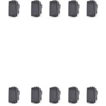 Aigostar - deviatore interuttore compatibile serie bticino living lighting 10 pezzi
