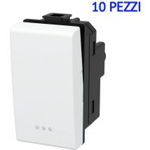 Aigostar - interruttori deviatore serie bticino matix compatibile 10 pezzi