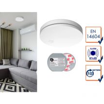 10 Jahres Rauchmelder flach mit Magnethalter - q Siegel