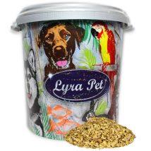10 kg de flocons d'avoine Lyra Pet dans un tonneau de 30 l