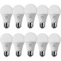 10 lampade led goccia a60 13watt 3000k calda lampadina Pegaso