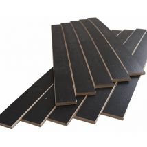 Aob Diffusion - 10 lattes grises - 680x48x8 mm - pour sommier / bz / clic clac