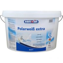 10 Liter Renolin Polarweiß Wandfarbe extra 70m² weiß matt extreme Deckkraft