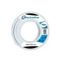 Electraline - 10 m kabel h05vvv-f 3 leiter abschnitt 1mmq mit gelb/grÜner farbe weiß 11721