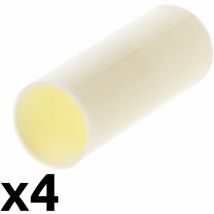 Zenitech - 4 manguitos para tubos - ∅16 mm - Blanco
