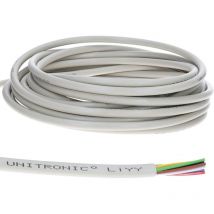 10 Meter Lapp 0028520 unitronic LiYY PVC-Datenleitung 20x0,5 mm² i Signalleitung i Klingelkabel i Verlängerung led Kabel 20-adrig i Lötkabel für