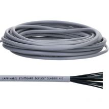 Lapp - 10 Meter 1119404 Ölflex Classic 110 pvc Steuerleitung 4x2,5 mm² mit grün-gelben Schutzleiter 4G2,5 mm² i Steuerkabel 4 adrig