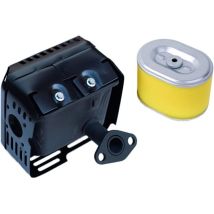 Auspuffschalldämpfer Mit Luftfilter Für Honda Gx160 5,5 Ps Und Gx200 6,5 Ps Motoren, Wasserpumpe Für Generator