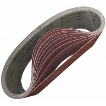 10 nastri abrasivi 75 x 510 mm p 60