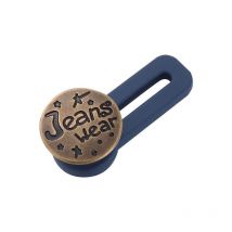 Trimec - 10 Pack Bouton Jean, Extension de Bouton Pantalon Bouton Jeans Élastique en Metal et Silicone pour Femmes Enceintes, Jeans, Pantalons, Jupes-