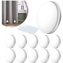10 Pack Magnetic Curtain Weights for Bathroom Curtain Tablecloth Weights Shower Curtain Pendant Magnetic Windproof, White