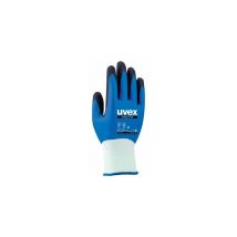 Gants de manutention Uvex taille 10, Résistant à l'abrasion, Noir, Bleu ( Prix pour 1 paire )