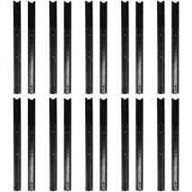 10 paires de glissières de tiroir 3 sections d'extension grand rail de guidage porteur de charge pour le bureau à domicile 22in - Jeffergarden