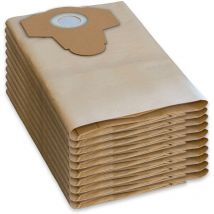 Parkside - 10 sacs d'aspirateur Lidl pour aspirateur humide et sec pwd 25, 30, pnts 23, 30, 1400, 1500 A1, A2, B1, C1, D1, B2, B3, E2, C4, D5, F2, h