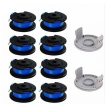 Derrui - Accessoire pour coupe-bordure , 10 Paquets Bobine de Rechange pour Coupe-bordure pouce pour Ryobi , Compatible Avec Ryobi One + AC14RL3A,
