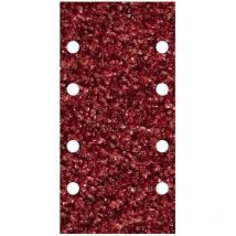 Jeu de 10 feuilles abrasives adhesives corindon grain 40 93x185mm 1766000 Wolfcraft