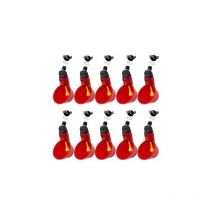 10 PCS Abreuvoir Poules Abreuvoir à Poulet en Plastique Automatique Abreuvoir à volaille Kit Distributeur d'eau Potable Bols Systèmes d'alimentation