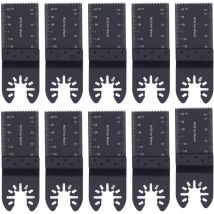 10 Pcs Multifonction Saw Blades Accessoires, Outil Multifonction Lames, Outils Oscillants Multifonctions Universelle