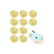 10 Pcs Patch Anti Ondes Antiradiation Patch Anti Ondes Téléphone Doré Protection Onde Telephone Autocollant Anti Onde Portable emf Protection Shield