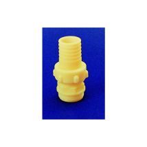 Bucchi - 10 pcs raccord en nylon raccord de tuyau droit en 3 piA ces avec siA ge conique gr 1 "X30 mm