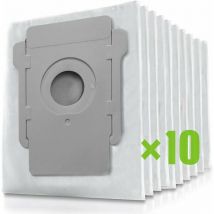 10 pcs Sac Irobot Roomba i7, Sacs à Poussière de Rechange pour Aspirateur iRobot Roomba i7 i7+ / i7 Plus E5 E6 E7 S9 S9+