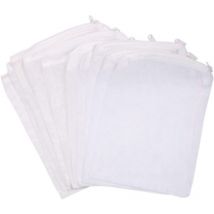 Bluedeer - 150 pcs Sacs en Maille Filet en Nylon Fermeture Éclair Filtre de Bassin Sac pour Aquarium en Maille Fine et Gros débit