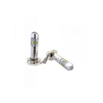 Lampada Led H3 PK22s 30W 12V Con 6 Led Cree Da 5W Super Potente e Bianco Per Fendinebbia