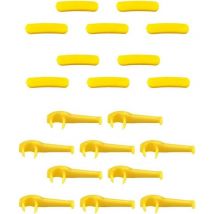 Swyeoot - 10 Pièces Démonte Pneu Changeur de Machine Mont Demount Canard Tête Accessoires de Changement de Pneu Protecteur