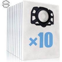 10 pièce Sac aspirateur Kärcher WD4 WD5 WD6 WD4 Premium WD5 Premium Sac Kärcher MV4, MV5 et MV6 Sacs filtrants de poussière