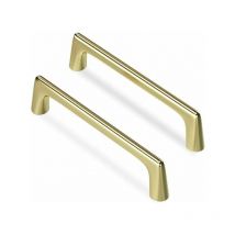 10 Pieces 128mm Wardrobe Handles with Zinc Alloy Screws for Cabinet, Cupboard, Pull Handle, Door Handle for Kitchen Drawer, Bedroom Furniture