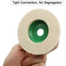 10 pièces 4 Pouces Rondes en Feutre de Laine Disque de Roue tampons pour meuleuse d'angle 100mm Polissage Polissage