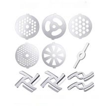 Basetbl - 10 Pièces Accessoires Pour Hachoir à Viande Hachoir à Viande Alimentaire Hachoir à Viande Manuel Pièces De Meulage Machine à Farcir Les