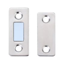 10 Pièces Loquet Magnetique Aimant Porte Placard,Boucle Magnétique Ultra-Mince Serrure Porte Meubles pour Porte de Coulissante Tiroirs Fenêtre Armoire