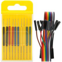Ej.life - 10 Pièces Micro ic Crochet Clip abs ic Test Fils Mini Clip Composant Électronique pour Logique Analyseur Programmeur Générateur de Signal