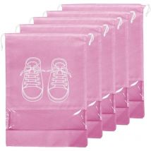 10 pièces Sacs à Chaussures de Voyage,Organisateur de Chaussures Antipoussière Imperméable,Housse Chaussures Sacs Portable à Chaussures avec Cordon