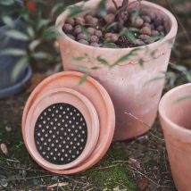 10 pièces trou de pot de fleur tapis de maille trou de pot de fleur filet de jardinage pot de fleur tapis de pot de fleur tapis de pot de fleur en