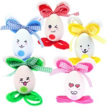 10 pièces Œufs de Pâques Œufs de lapin de Pâques Panier de Pâques Jouets enfants Panneau mural Décoration de bureau Enfants Jeux d'extérieur Lapin de