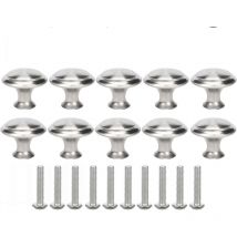Jn.songs - 10 Piezas Tirador de Mueble Redondo, Perillas Redondas con Forma de Hongospara, Pomos para Puerta de Cocina Tirador de Armario Tirador de