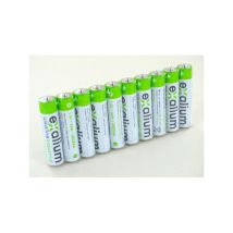 10 Piles LR03 aaa 1.5V Alcalines Exalium