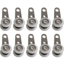 Dazzler - 10 Porte Coulissante Suspendue Roulement De Roue Porte Pliante Suspendue Longueur De Roue 45 Diamètre De Roue 19 Mm Adapté À Un Usage 