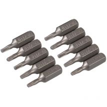 Silverline - Puntas Trx de cromo-vanadio, 10 pzas T10