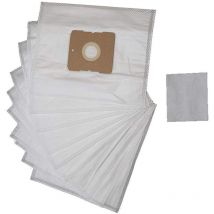 Patona - 10 sacs d'aspirateur + 1 micro-filtre, adaptés à de nombreux modèles d'aspirateurs afk, par ex. afk PS1500, PS1600, PS1400W3, Twingo et bien